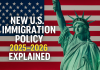 New U.S. Immigration Policy Explained: Who Will Be Affected in 2025 and 2026 New U.S. Immigration Policy Explained