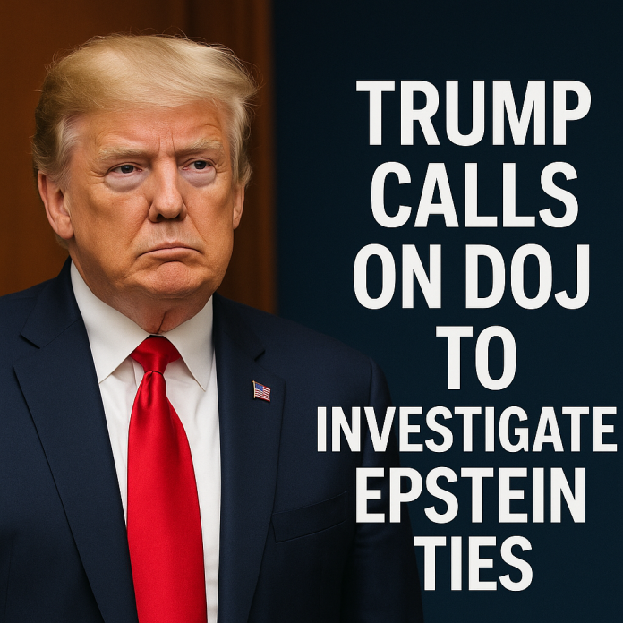 Trump calls on Justice Department to investigate Jeffrey Trump calls on Justice Department to investigate Jeffrey