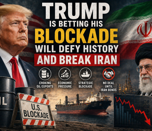 Trump Bets Iran Blockade Will Break Tehran Despite History Trump Bets Iran Blockade Will Break Tehran