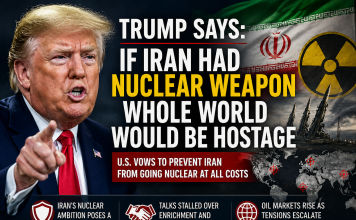Trump Warns Nuclear-Armed Iran Could Hold World ‘Hostage’ Trump Warns Iran