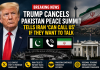 Donald Trump cancels planned U.S. envoys’ visit to Pakistan and Tells Iran ‘Pick Up the Phone’ for Talks Trump cancels Pakistan peace summit
