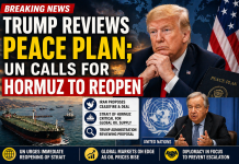 Trump Reviews Iran Peace Plan, UN Urges Immediate Reopening of Strait of Hormuz Trump reviews peace plan