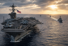 U.S. Aircraft Carrier Set to Leave Middle East in Sign of Possible De-escalation U.S. Aircraft Carrier Set to Leave Middle East
