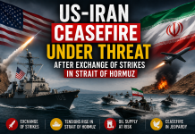 US-Iran Ceasefire Under Threat After Exchange of Strikes in Strait of Hormuz