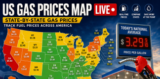 US Gas Prices Map LIVE: State-by-State Fuel Prices & Energy News Updates