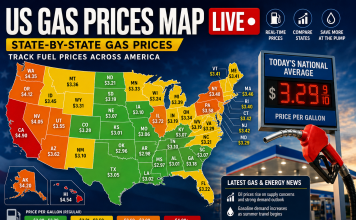 US Gas Prices Map LIVE: State-by-State Fuel Prices & Energy News Updates