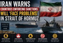 Iran Warns Countries Enforcing Sanctions Will ‘Face Problems’ in Strait of Hormuz