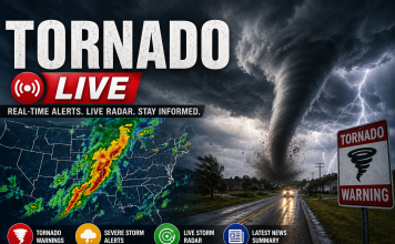 Tornado LIVE: Real-Time Tornado Warnings, Storm Radar & Severe Weather Updates