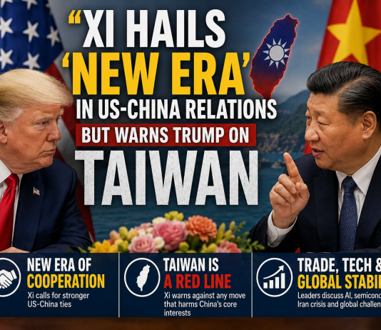 Xi hails ‘new era’ in US-China relations but delivers blunt warning to Trump over Taiwan