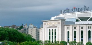 Rays Sweep Yankees in ALDS After Fan Interference Review Yankee Stadium in the Bronx, site of the Rays ALDS clincher