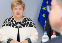 IMF Chief Warns AI Is a Slow-Moving Tsunami for Global Jobs IMF Managing Director Kristalina Georgieva speaking during a visit to the European Commission